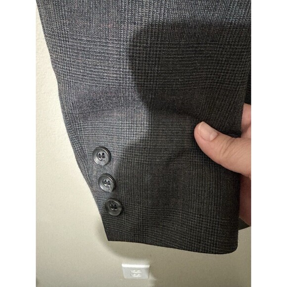 Kingsridge Men’s Blazer Men’s 40R Plaid Wool Jacket Union‎ Made Vintage Preppy - Picture 4 of 11